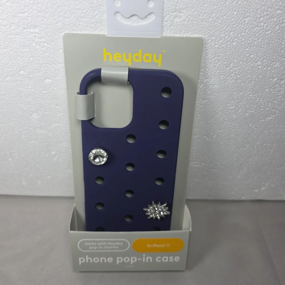 Heyday Pop In Phone Case iPhone 17 Silicone Charms Blue
